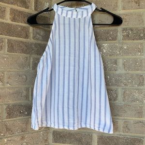 Stripe Sleeveless Top